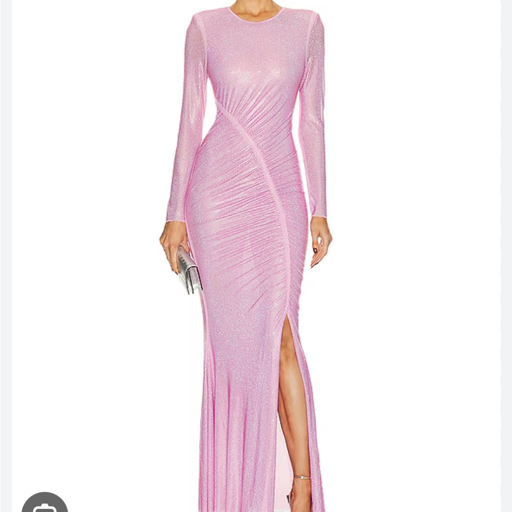 Self Portrait Pink Rhinestone Dress